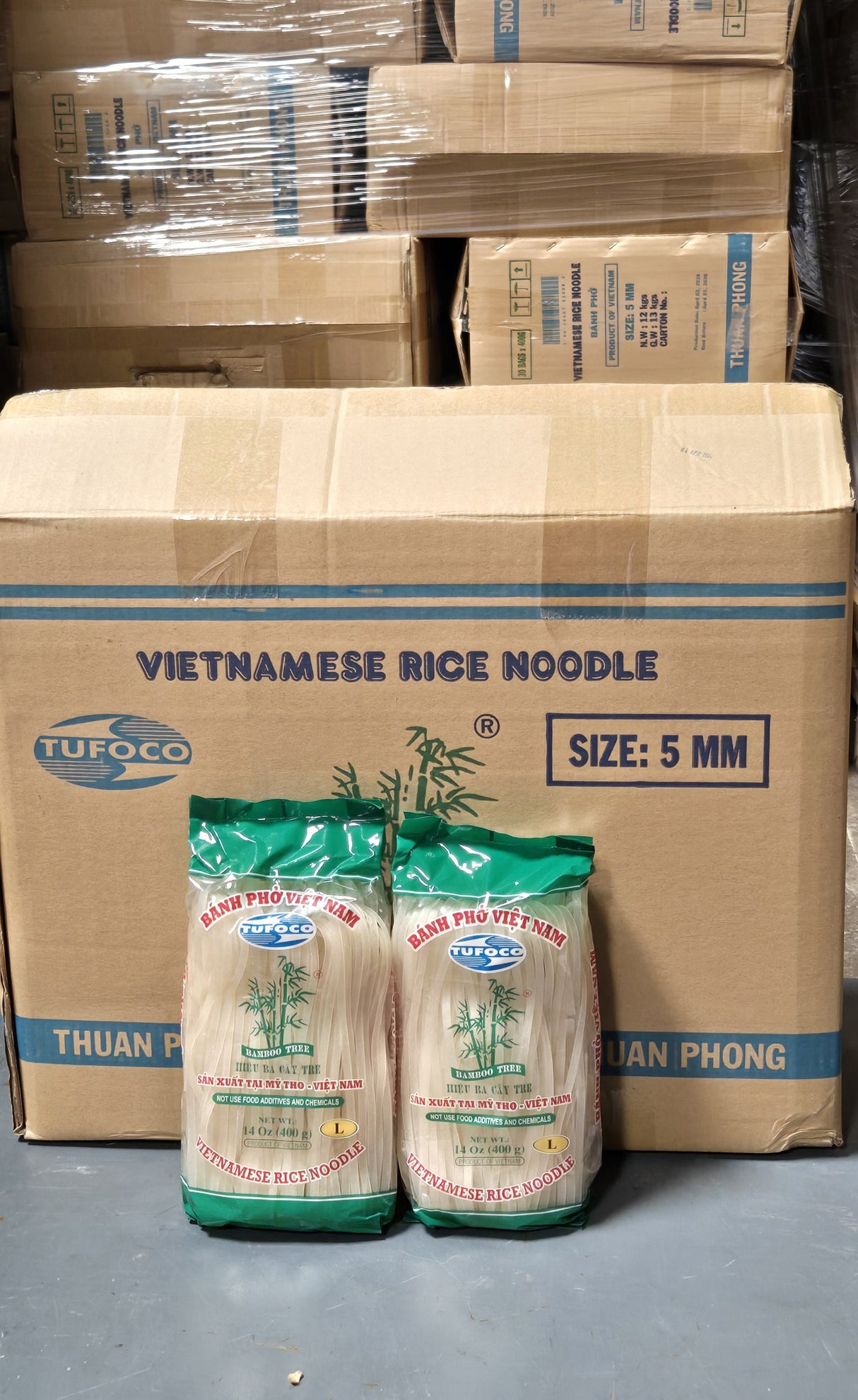 Three Bamboo Brand  Rice Noodles 5MM