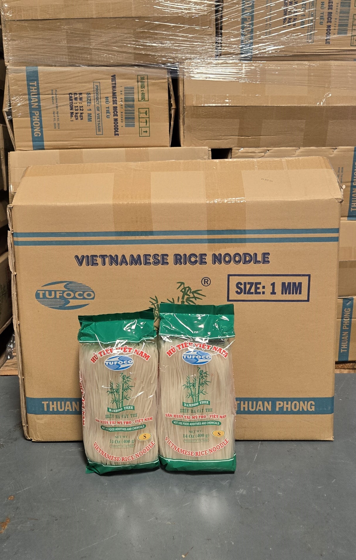 Three Bamboo Brand  Rice Noodles 1MM