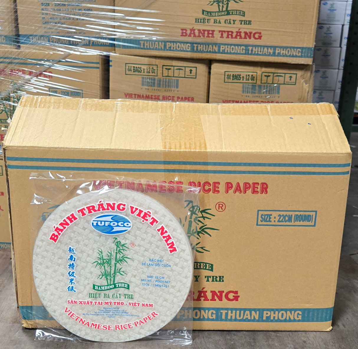 Three Bamboo Brand Rice Paper 22cm