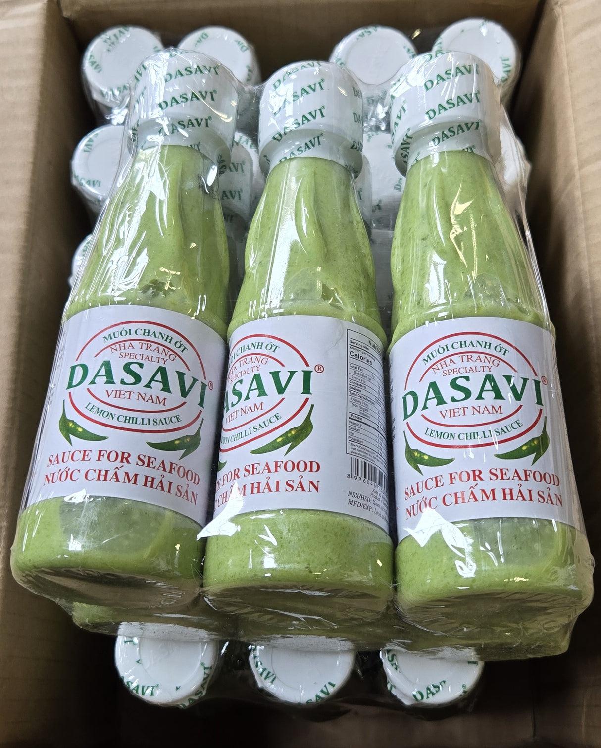 DASAVI LEMON GREEN CHILI SAUCE FOR SEAFOOD