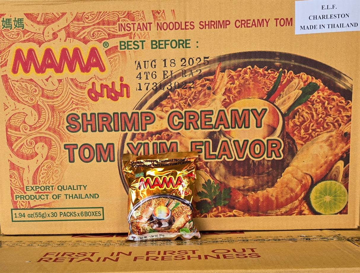 MAMA INSTANT NOODLES CREAMY SHRIMP TOM YUM FLAVOR