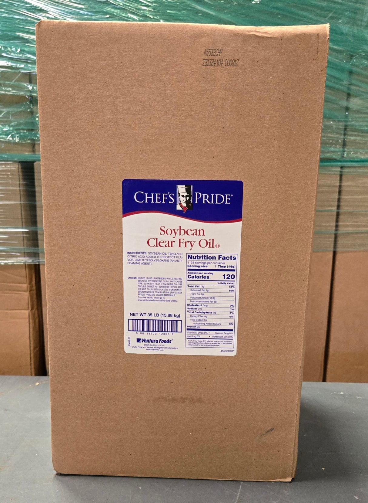 CHEF'S PRIDE BRAND - SOYBEAN FRY CLEAR OIL