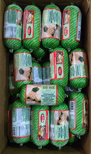 [Long Phung Brand] Vietnamese Brand Cooked Garlic & Pepper Pork Patty Roll