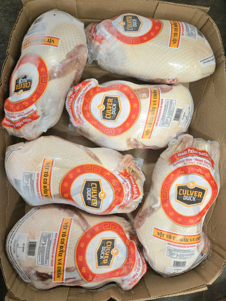 Frozen Duck Head On Feet On