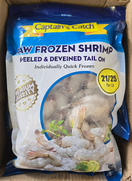 21/25 Shrimp Peeled & Devined Tail On