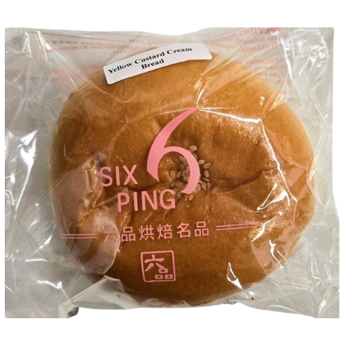 SIX PING BAKERY - YELLOW CUSTARD CREAM BREAD