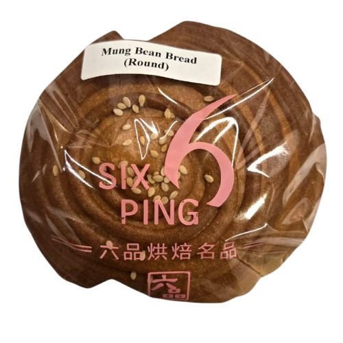 SIX PING BAKERY - MUNG BEAN BREAD [ROUND]