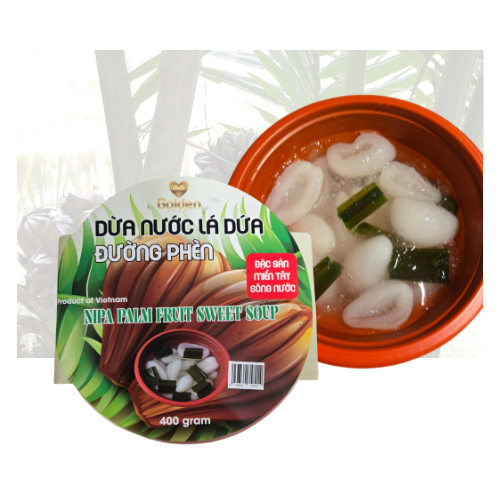 [Golden Heart Brand] Nipa Palm Fruit Sweet Soup