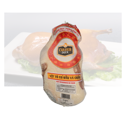 Frozen Duck Head On Feet On