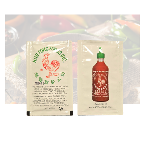 Huy Fong Sriracha Chili Sauce Togo Packets